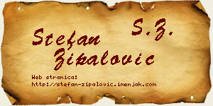 Stefan Zipalović vizit kartica
